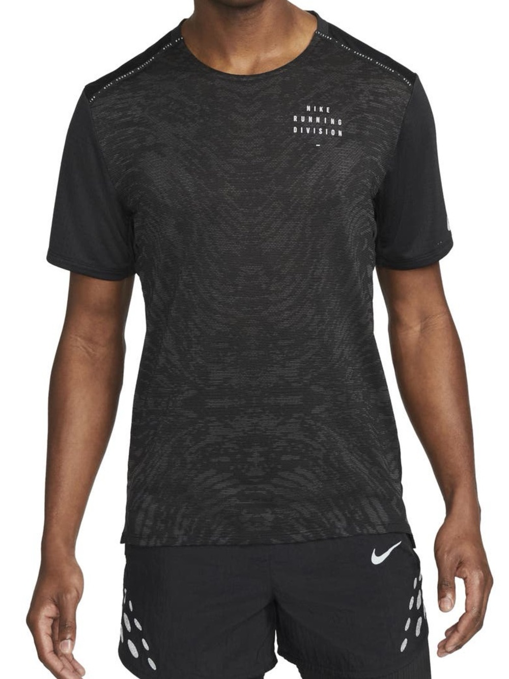Nike Black Men’s Running Tee – Nike Running Division